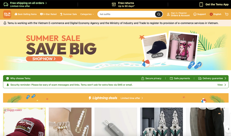 Temu bị cáo buộc bán hàng hóa bất hợp pháp- Ảnh 1. Temu bị cáo buộc bán hàng hóa bất hợp pháp- Ảnh 1.