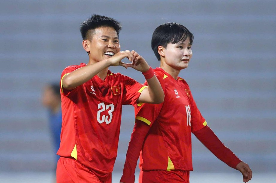 Thắng dễ Guam, tuyển nữ Việt Nam gi&agrave;nh v&eacute; dự Asian Cup 2026- Ảnh 1.