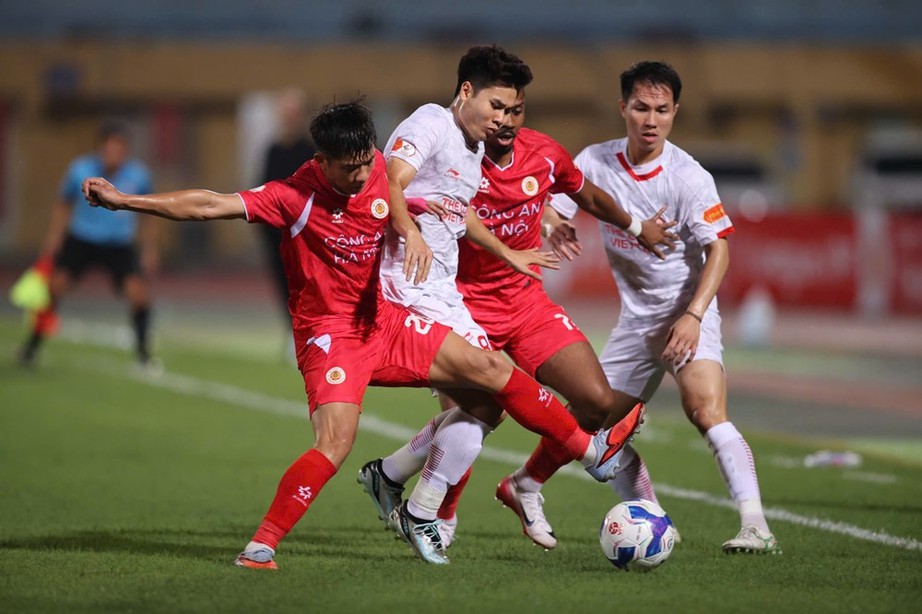 V-League: CAHN bị Thể C&ocirc;ng Viettel &ldquo;cưa điểm&rdquo; trong trận khai m&agrave;n- Ảnh 2.