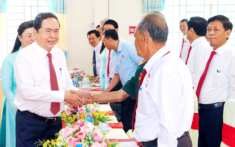 Chủ tịch Quốc hội Trần Thanh Mẫn dự Đại hội Đảng bộ x&atilde; Thạnh Xu&acirc;n ở Cần Thơ- Ảnh 1.