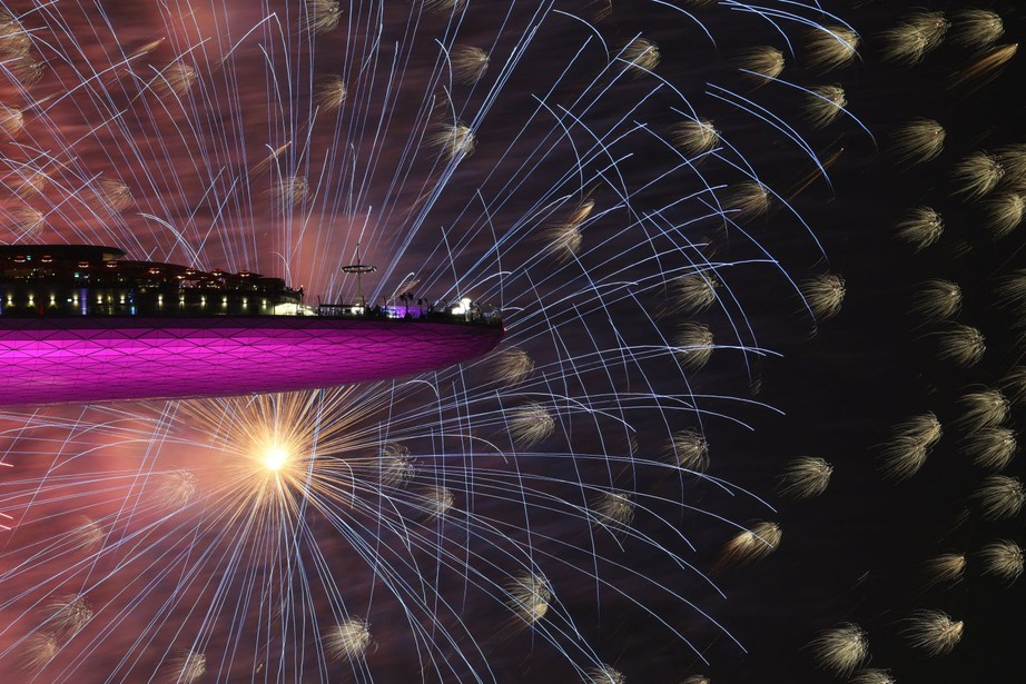 Những khoảnh khắc chào đón giao thừa ấn tượng trên thế giới- Ảnh 11. Những khoảnh khắc chào đón giao thừa ấn tượng trên thế giới- Ảnh 11.