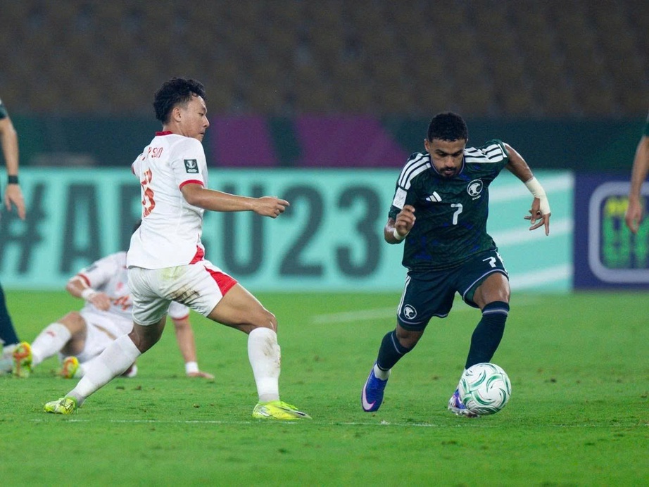 U23 châu Á 2026: Thắng kịch tính Ả Rập Xê Út, Việt Nam giành vé vào tứ kết- Ảnh 1. U23 châu Á 2026: Thắng kịch tính Ả Rập Xê Út, Việt Nam giành vé vào tứ kết- Ảnh 1.
