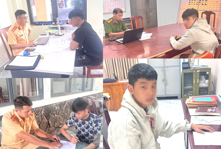 L&acirc;m Đồng: Xử l&yacute; nh&oacute;m thanh ni&ecirc;n bốc đầu xe, g&acirc;y n&aacute;o loạn quốc lộ 20- Ảnh 1.