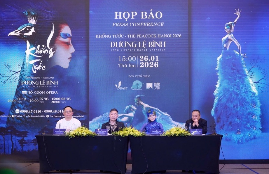 "Chim c&ocirc;ng l&agrave;ng m&uacute;a" Dương Lệ B&igrave;nh lần đầu mang điệu m&uacute;a "Khổng Tước" đến Việt Nam- Ảnh 1.