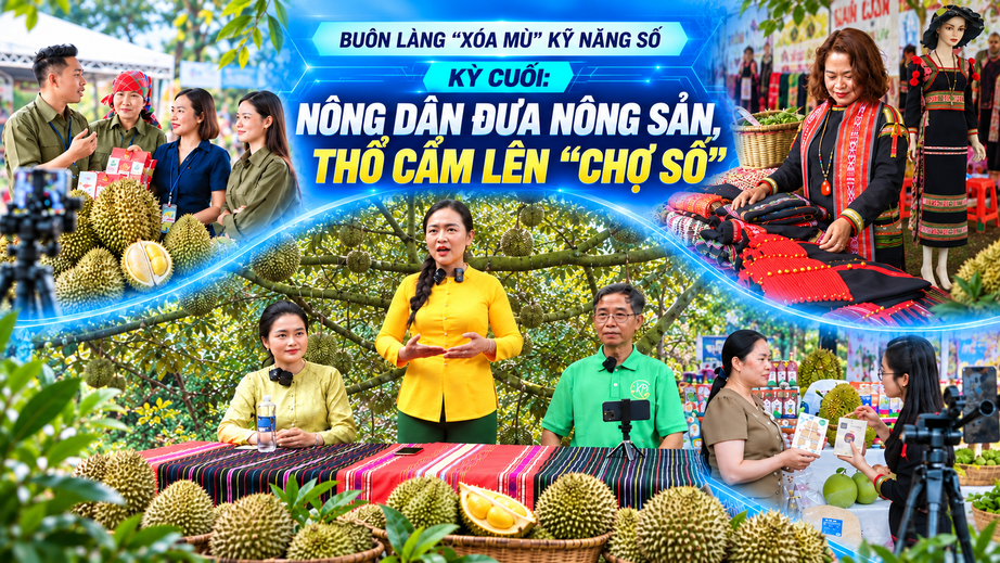 Kỳ cuối: Nông dân đưa nông sản, thổ cẩm lên “chợ số”, mở rộng đầu ra- Ảnh 1.