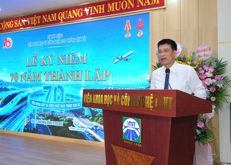 Viện Khoa học và Công nghệ GTVT kỷ niệm 70 năm thành lập - Ảnh 1.