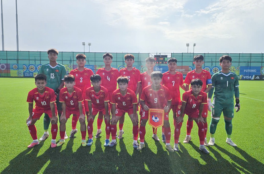 U15 Việt Nam thắng đậm tại World Cup 2026- Ảnh 1.