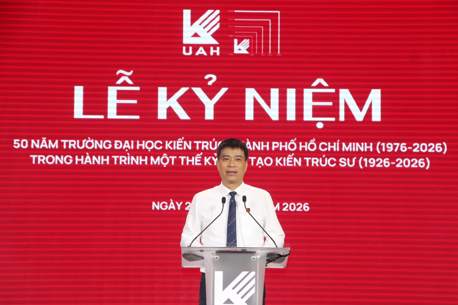 Trường Đại học Kiến trúc TP.HCM: 50 năm vun đắp di sản, kiến tạo tương lai- Ảnh 1.