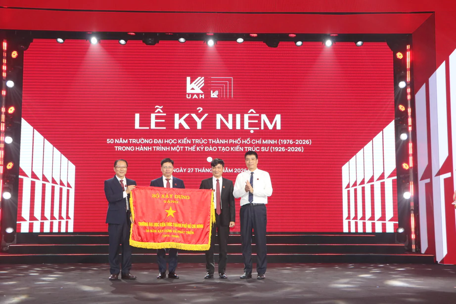 Trường Đại học Kiến trúc TP.HCM: 50 năm vun đắp di sản, kiến tạo tương lai- Ảnh 3.
