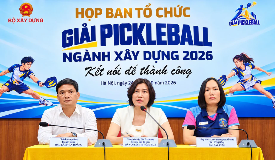 Giải Pickleball ngành Xây dựng 2026: Kết nối để thành công - Ảnh 5.