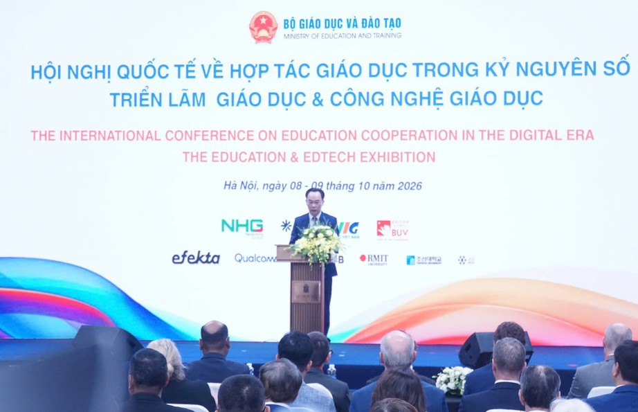 Khai mạc Hội nghị quốc tế về hợp tác giáo dục trong kỷ nguyên AI - Ảnh 1.