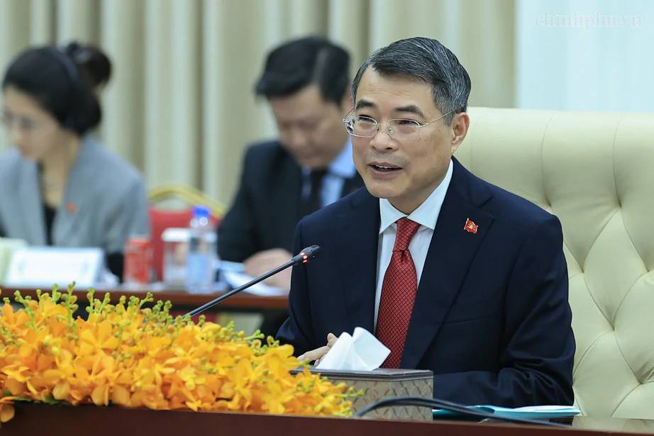 Thủ tướng L&ecirc; Minh Hưng hội đ&agrave;m với Thủ tướng Campuchia Hun Manet- Ảnh 2.