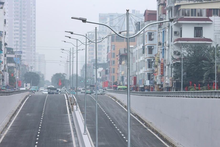 Hà Nội khai thác tạm hầm chui Kim Đồng - Giải Phóng, tổ chức phân luồng giao thông từ 10/2- Ảnh 1. Hà Nội khai thác tạm hầm chui Kim Đồng - Giải Phóng, tổ chức phân luồng giao thông từ 10/2- Ảnh 1.