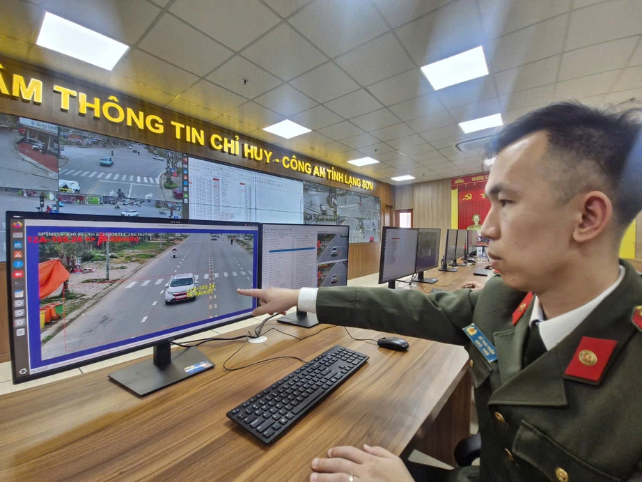 Lạng Sơn: Ph&aacute;t hiện h&agrave;ng ngh&igrave;n phương tiện vi phạm sau 1 th&aacute;ng lắp đặt hệ thống camera AI- Ảnh 1.