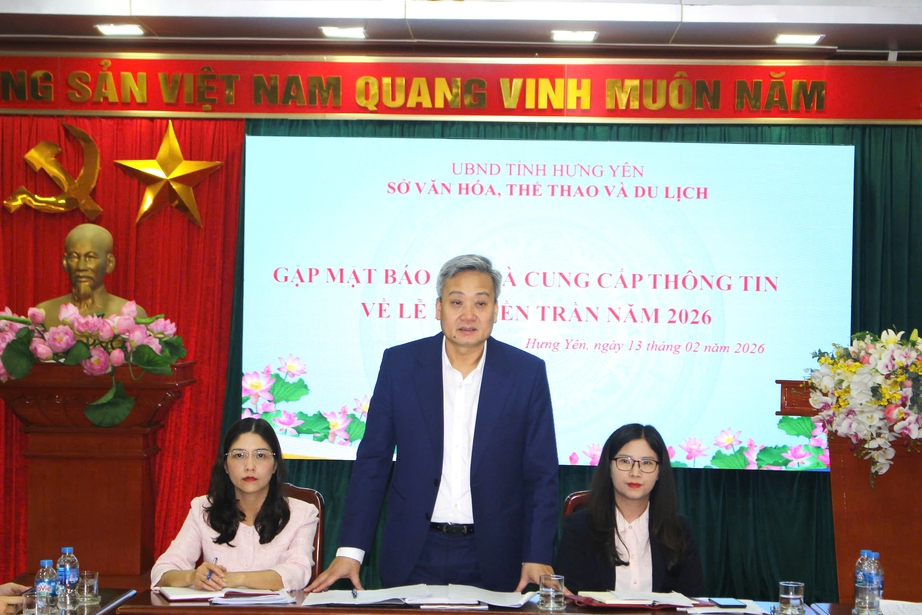Hưng Y&ecirc;n: Đậm đ&agrave; bản sắc văn h&oacute;a d&acirc;n tộc tại lễ hội đền Trần 2026- Ảnh 1.