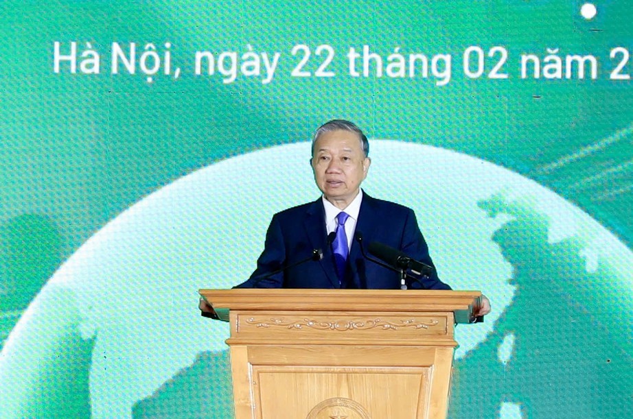 Tổng B&iacute; thư T&ocirc; L&acirc;m dự Lễ ph&aacute;t động "Tết trồng c&acirc;y đời đời nhớ ơn B&aacute;c Hồ" tại H&agrave; Nội- Ảnh 2.