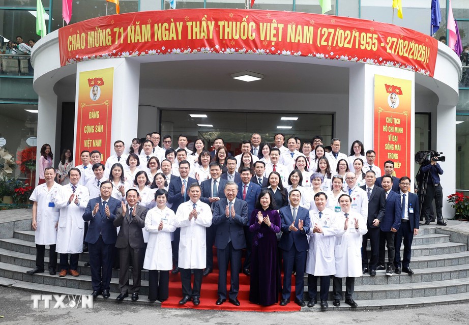 Ph&aacute;t biểu của Tổng B&iacute; thư T&ocirc; L&acirc;m nh&acirc;n dịp thăm, ch&uacute;c mừng Bệnh viện Hữu Nghị- Ảnh 4.