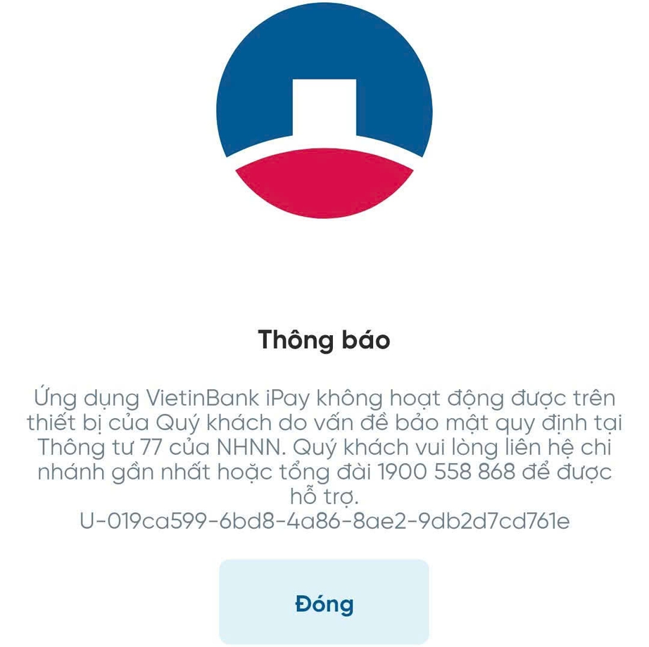 Ng&acirc;n h&agrave;ng đồng loạt ngừng cung cấp dịch vụ SmartBanking tr&ecirc;n thiết bị c&oacute; dấu hiệu rủi ro- Ảnh 1.