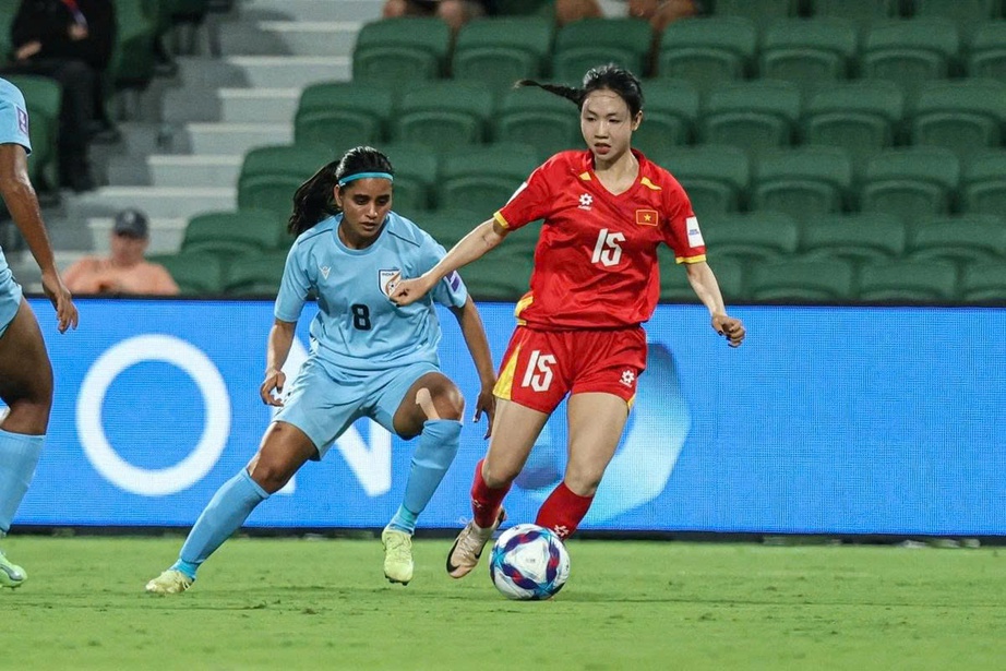 Tuyển nữ Việt Nam thắng kịch t&iacute;nh Ấn Độ trong trận ra qu&acirc;n giải ch&acirc;u &Aacute;- Ảnh 2.