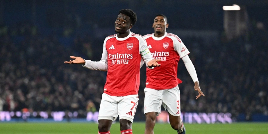 Arsenal c&oacute; gần 93% cơ hội v&ocirc; địch Ngoại hạng Anh sau trận thắng Brighton- Ảnh 1.