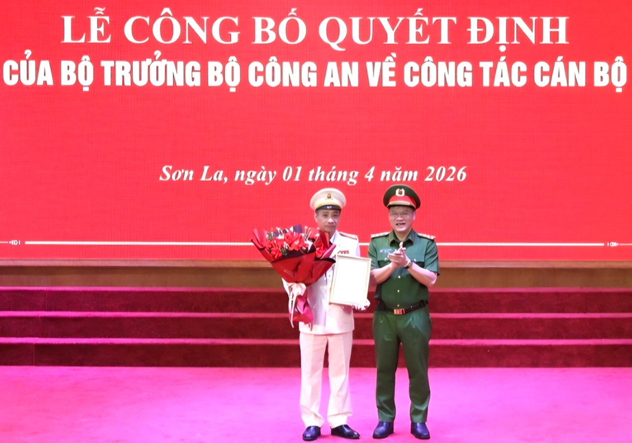 Đại t&aacute; Nguyễn Minh Tuấn l&agrave;m Gi&aacute;m đốc C&ocirc;ng an tỉnh Sơn La- Ảnh 1.