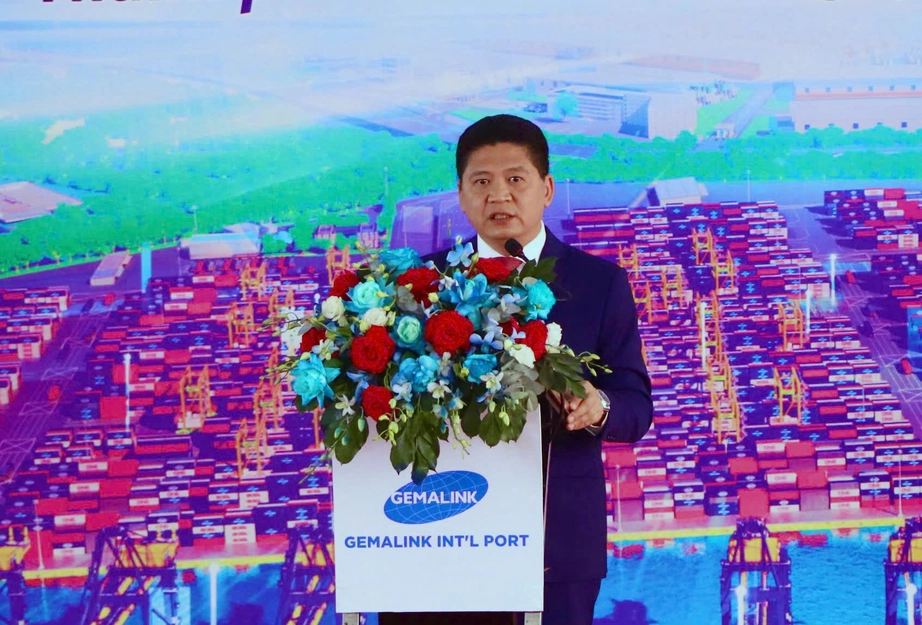 TP.HCM động thổ cảng nước sâu Gemalink giai đoạn 2- Ảnh 1. TP.HCM động thổ cảng nước sâu Gemalink giai đoạn 2- Ảnh 1.