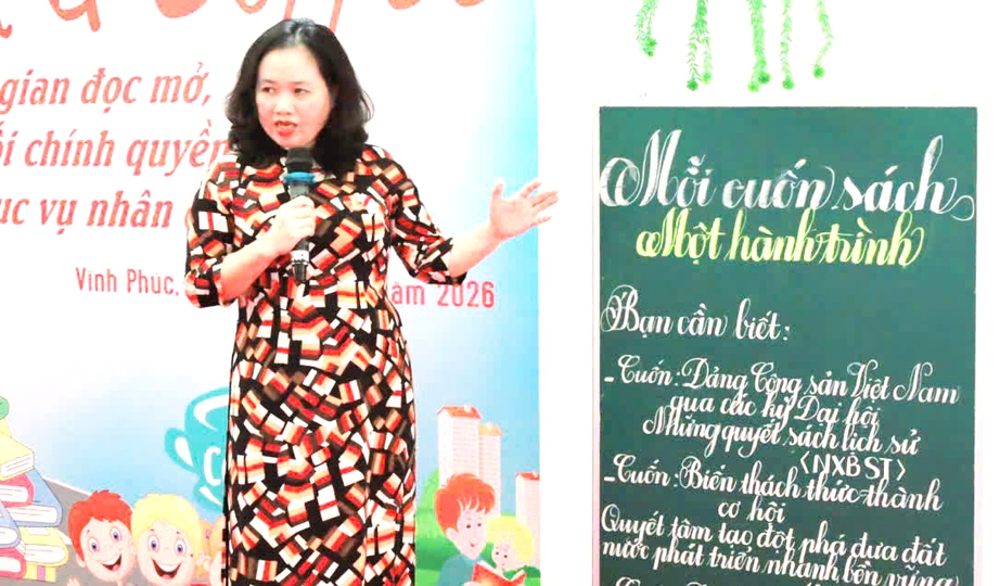 Kh&ocirc;ng gian đọc mở &ldquo;Book & Coffee&rdquo; tạo điểm nhấn văn h&oacute;a tại Vĩnh Ph&uacute;c- Ảnh 2.