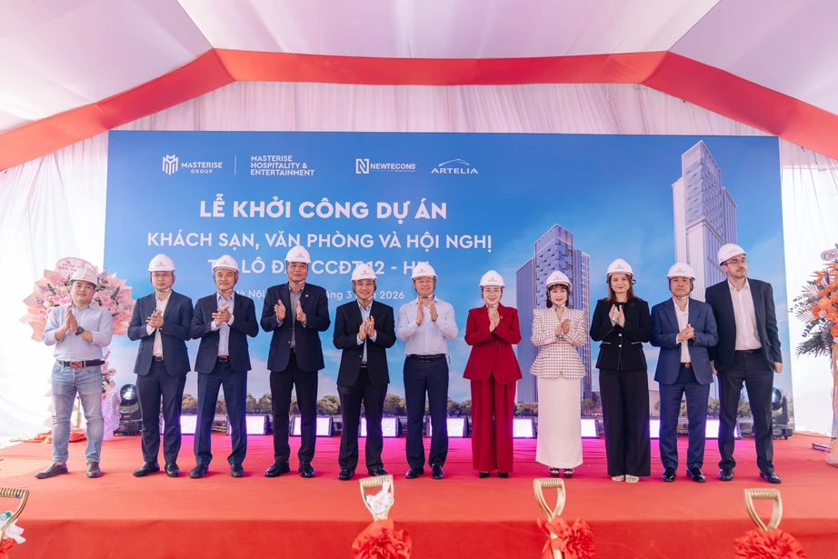 Khởi công tổ hợp khách sạn và văn phòng cao cấp do Masterise Group phát triển- Ảnh 1. Khởi công tổ hợp khách sạn và văn phòng cao cấp do Masterise Group phát triển- Ảnh 1.