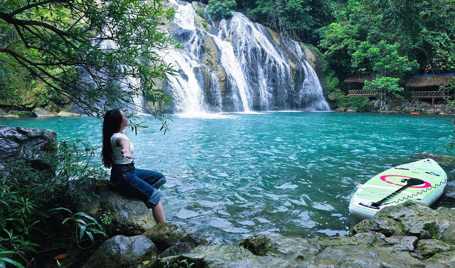 Kh&aacute;m ph&aacute; th&aacute;c T&agrave; Puồng b&ecirc;n tuyến đường Hồ Ch&iacute; Minh qua Quảng Trị- Ảnh 6.