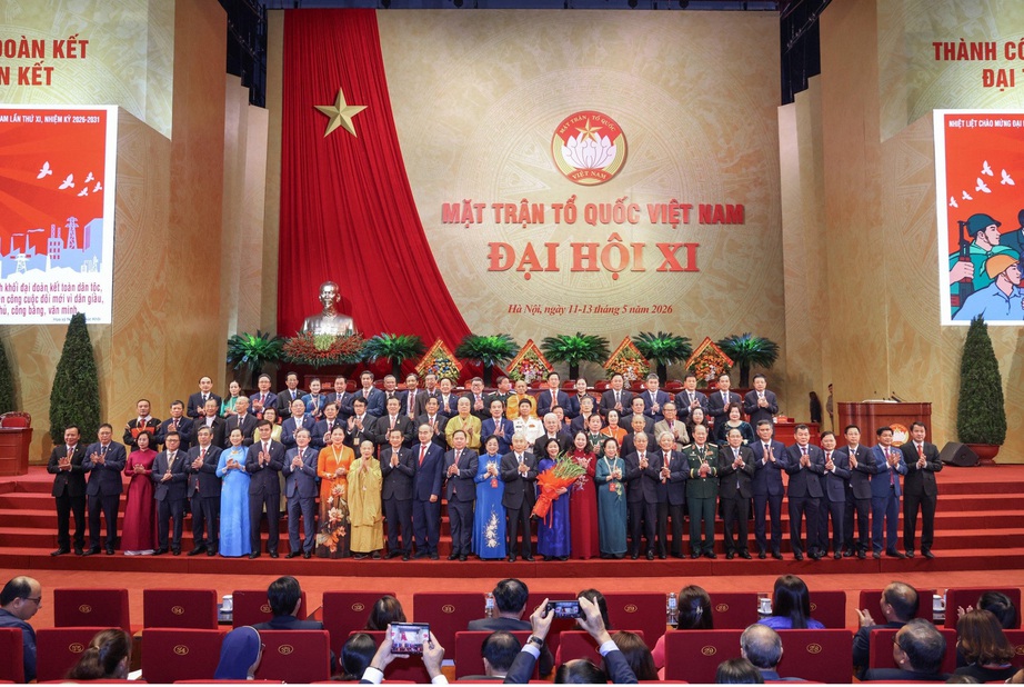 B&agrave; B&ugrave;i Thị Minh Ho&agrave;i t&aacute;i đắc cử Chủ tịch Ủy ban Trung ương MTTQ Việt Nam- Ảnh 1.