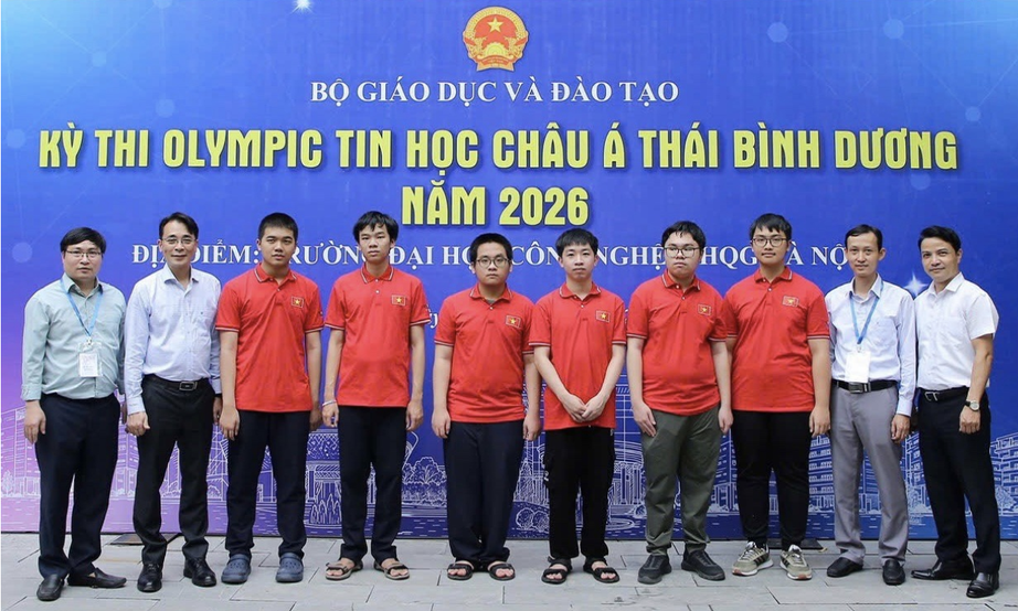 Học sinh Việt Nam gi&agrave;nh 6 huy chương tại Olympic Tin học Ch&acirc;u &Aacute; - Th&aacute;i B&igrave;nh Dương- Ảnh 1.