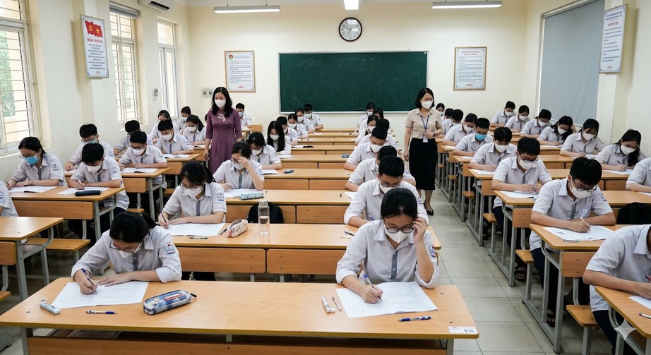 H&agrave; Nội tổng r&agrave; so&aacute;t hai kỳ thi lớn, nh&agrave; trường &ldquo;chạy nước r&uacute;t&rdquo; c&ugrave;ng sĩ tử- Ảnh 1.