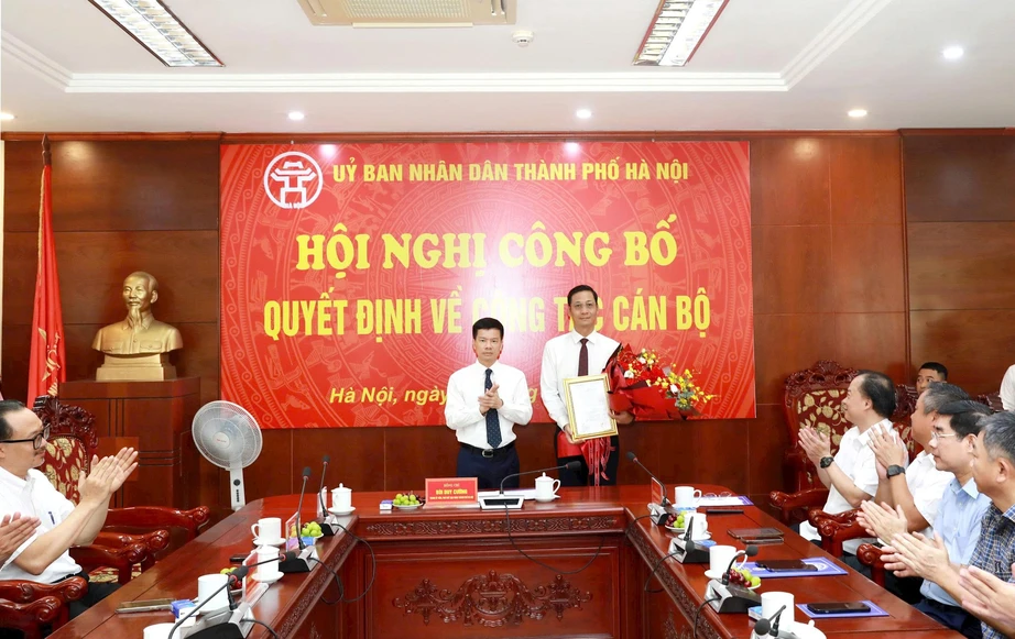 &Ocirc;ng L&ecirc; Thanh Nam l&agrave;m Gi&aacute;m đốc Sở N&ocirc;ng nghiệp v&agrave; M&ocirc;i trường H&agrave; Nội- Ảnh 1.