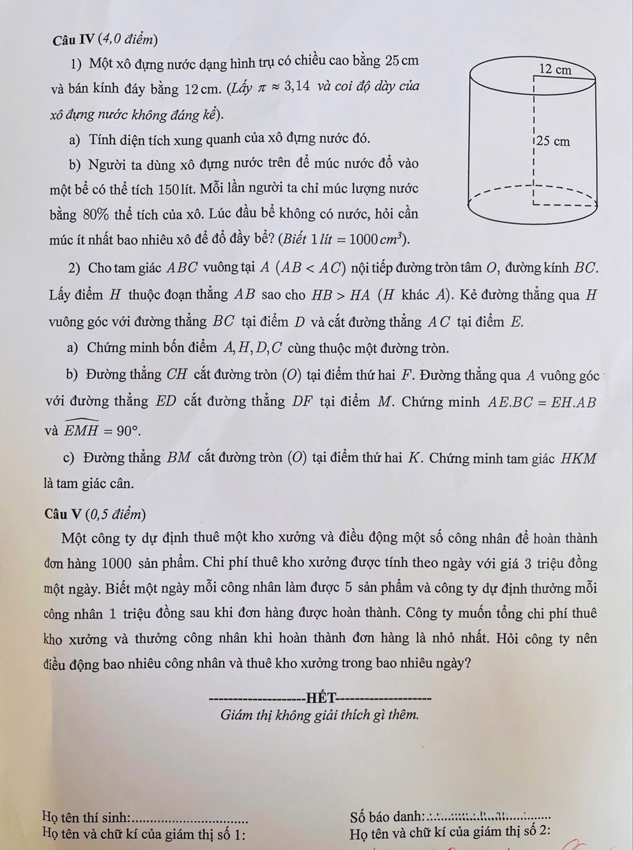 Đề thi, đáp án môn Toán vào lớp 10 Hà Nội năm 2026- Ảnh 2. Đề thi, đáp án môn Toán vào lớp 10 Hà Nội năm 2026- Ảnh 2.