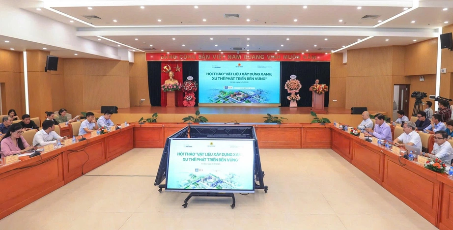 Trực tiếp: Hội thảo "Vật liệu x&acirc;y dựng xanh, xu thế ph&aacute;t triển bền vững"- Ảnh 2.