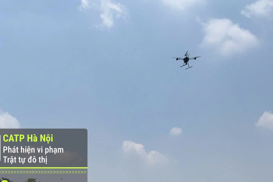 H&agrave; Nội th&iacute; điểm d&ugrave;ng UAV bay lưu động để gi&aacute;m s&aacute;t, xử phạt vi phạm trật tự đ&ocirc; thị- Ảnh 1.