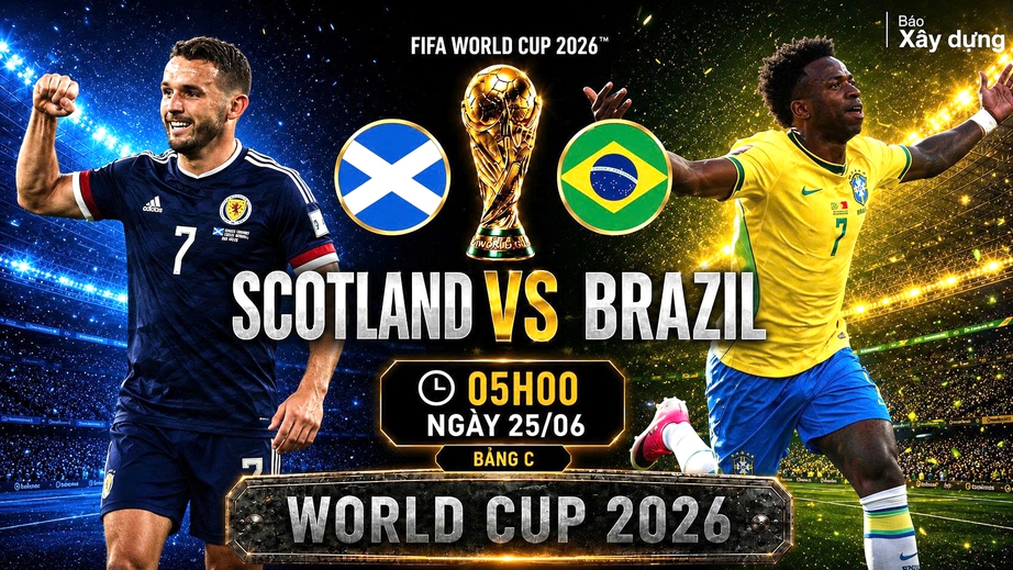 Nhận định, dự đo&aacute;n tỷ số Scotland vs Brazil (5h ng&agrave;y 25/6), bảng C World Cup 2026 - Ảnh 1.