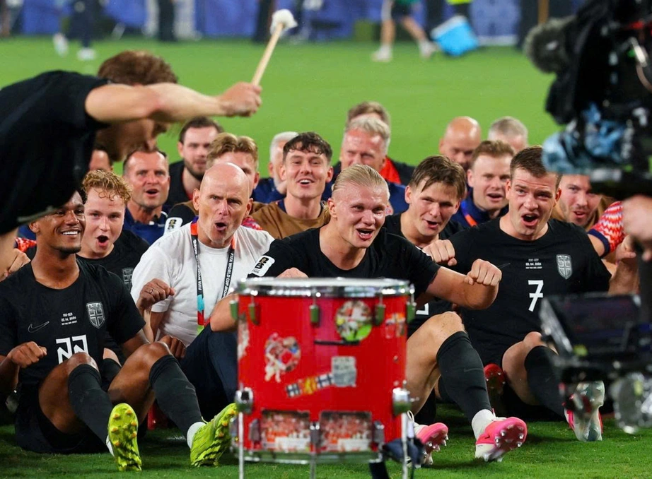 Haaland n&oacute;i lời phũ ph&agrave;ng về giấc mơ v&ocirc; địch World Cup 2026 của Na Uy - Ảnh 1.
