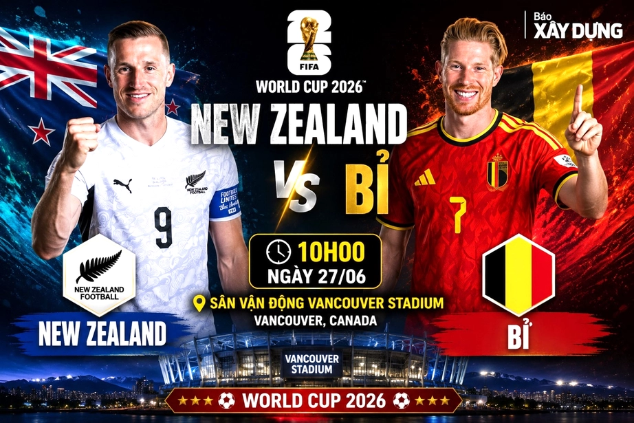 Nhận định New Zealand vs Bỉ: Dự đo&aacute;n tỷ số World Cup 2026 hấp dẫn - Ảnh 1.
