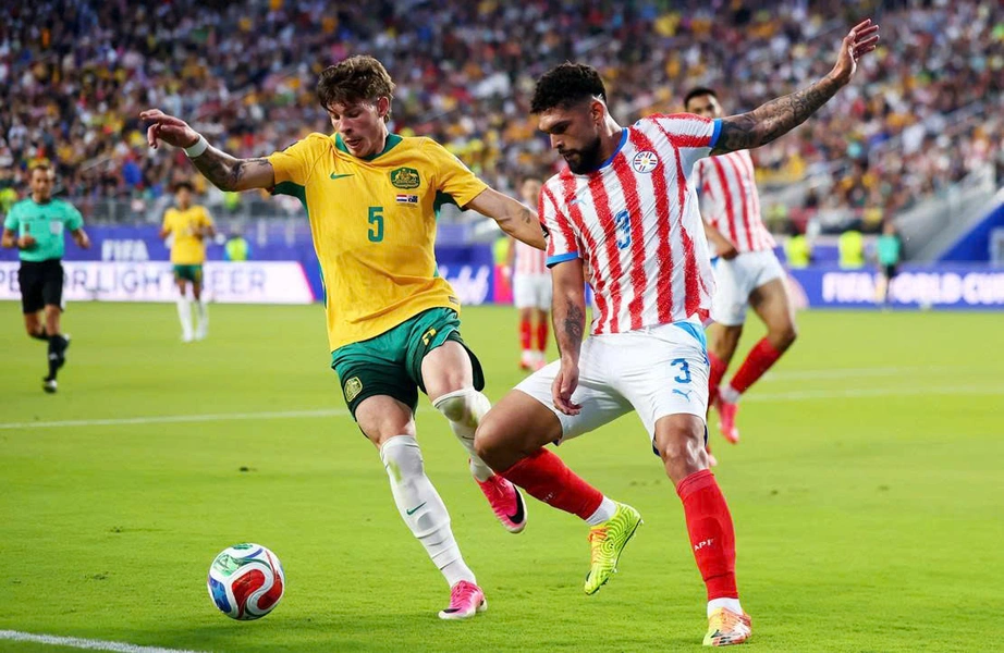 Kết quả Paraguay vs Australia: Bất ph&acirc;n thắng bại - Ảnh 1.