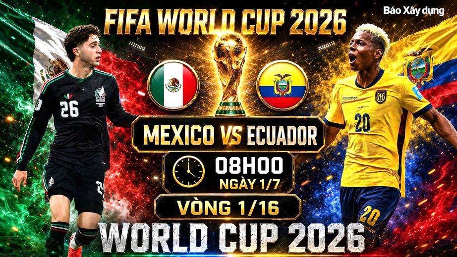 Nhận định, dự đo&aacute;n tỷ số Mexico vs Ecuador (8h ng&agrave;y 1/7), v&ograve;ng 1/16 World Cup 2026 - Ảnh 1.