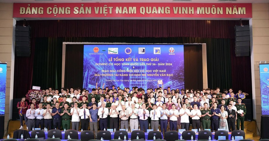 Trường Đại học X&acirc;y dựng H&agrave; Nội dẫn đầu miền Bắc tại Olympic Cơ học to&agrave;n quốc- Ảnh 2.