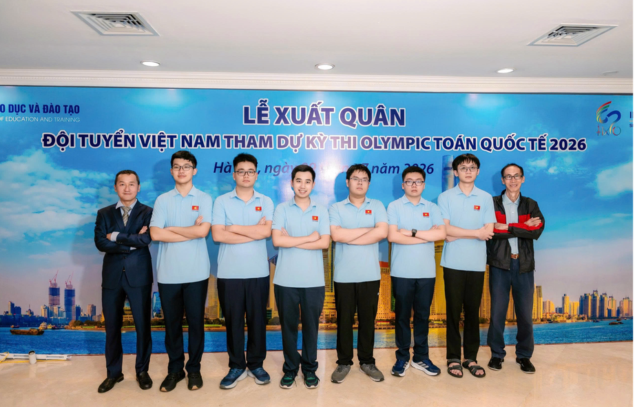 Đội tuyển Việt Nam xếp thứ 5 tại Olympic Toán quốc tế - Ảnh 1.