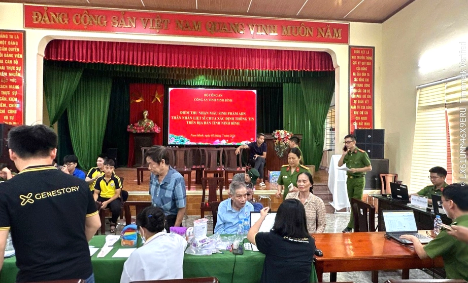 Ninh B&igrave;nh thu nhận mẫu ADN phục vụ x&aacute;c định danh t&iacute;nh liệt sĩ - Ảnh 1.