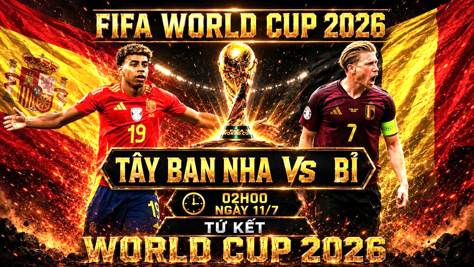 Nhận định, dự đoán tỷ số Tây Ban Nha vs Bỉ (2h ngày 11/7), tứ kết World Cup 2026 - Ảnh 1.