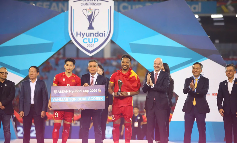 Tuyển Việt Nam thống trị c&aacute;c danh hiệu c&aacute; nh&acirc;n tại AFF Cup 2026 - Ảnh 1.