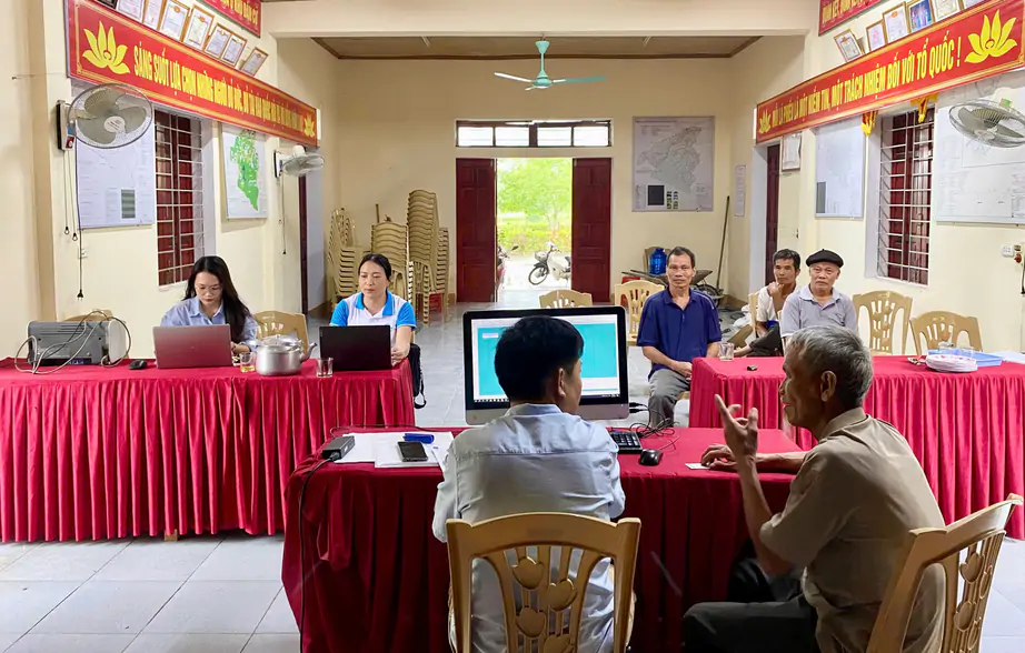 Hà Tĩnh: Đẩy nhanh tiến độ làm sạch cơ sở dữ liệu về đất đai - Ảnh 1.