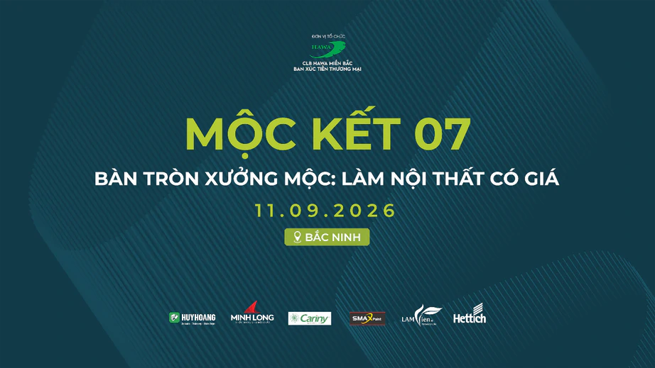 Mộc Kết - chuỗi sự kiện kết nối doanh nghiệp v&agrave; xưởng sản xuất ng&agrave;nh gỗ - nội thất- Ảnh 1.