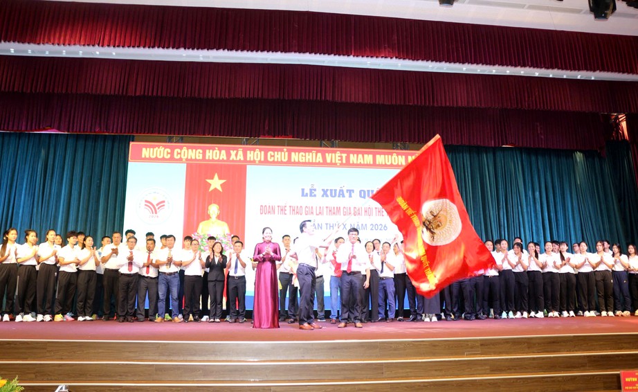 Gia Lai kh&eacute;p lại Đại hội TDTT lần thứ I, xuất qu&acirc;n dự Đại hội to&agrave;n quốc- Ảnh 3.