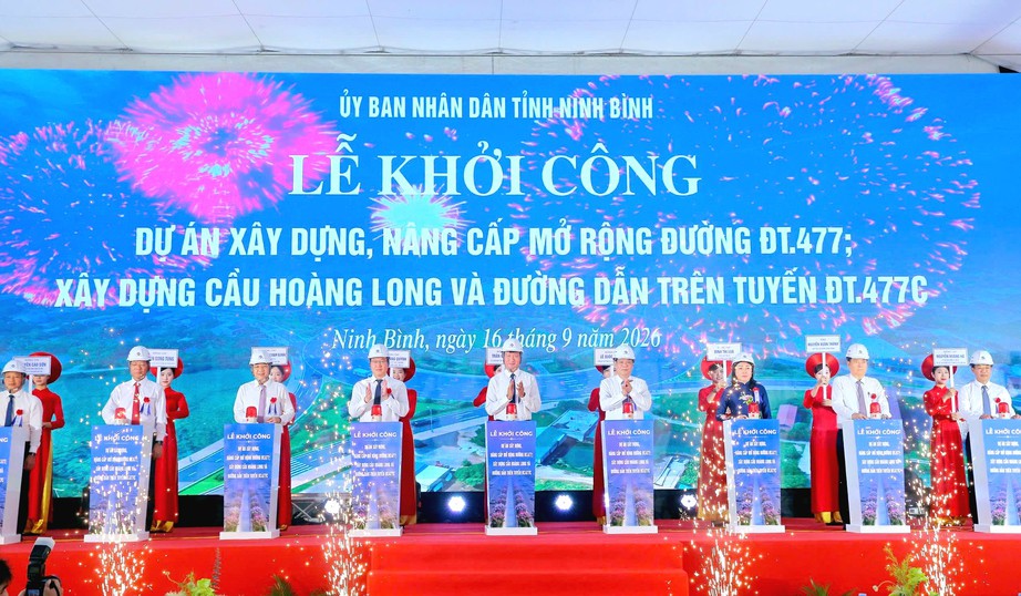 Ninh B&igrave;nh: Khởi c&ocirc;ng dự &aacute;n đường giao th&ocirc;ng gần 7.000 tỷ đồng- Ảnh 1.